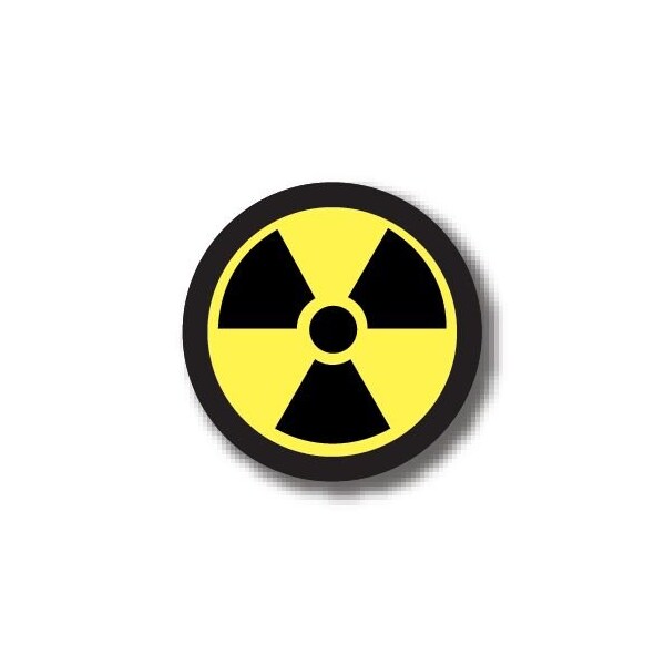 Ergomat 20in CIRCLE SIGNS - Radiation Risk DSV-SIGN 400 #3116 -UEN - main